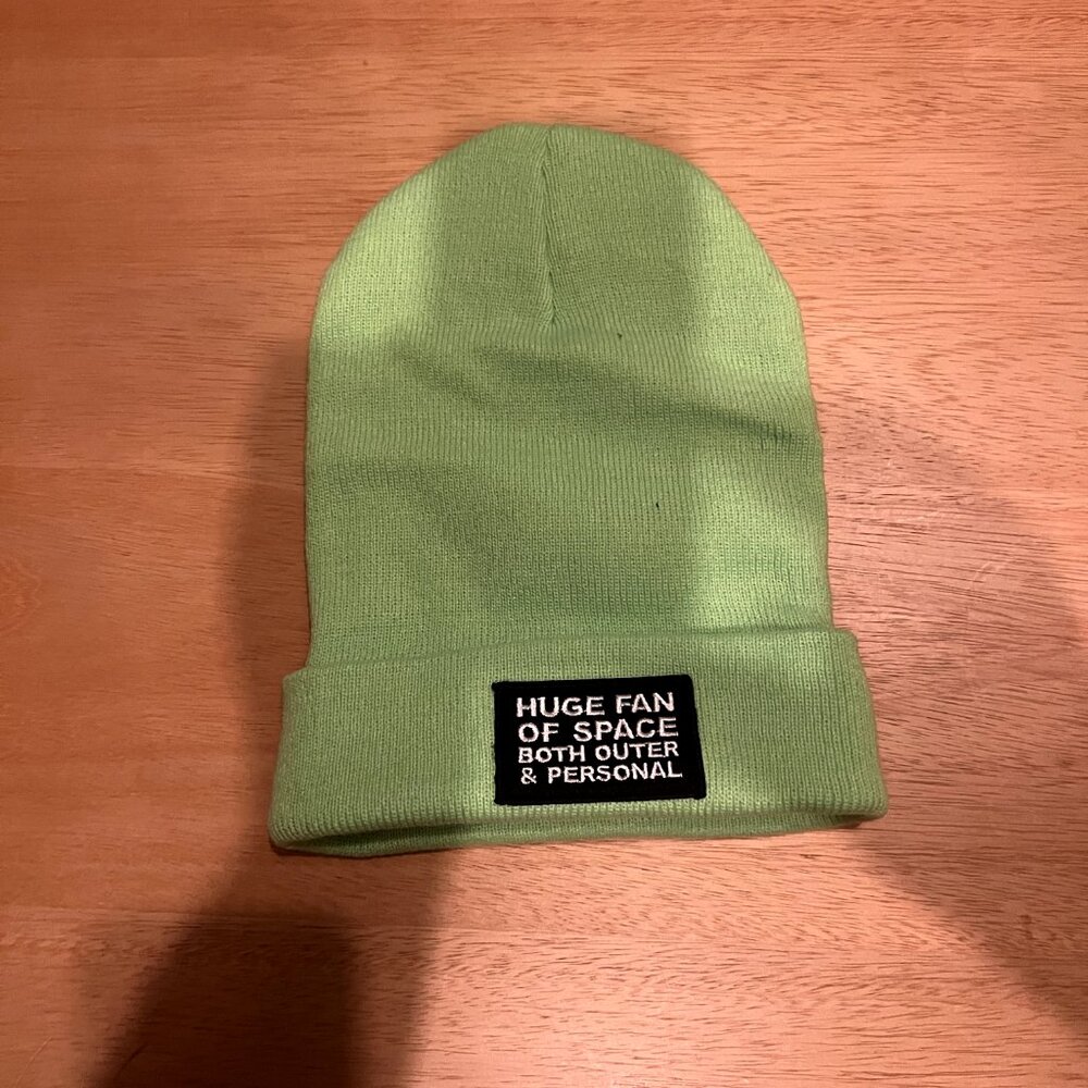 Neon Green Beanie  |  NEVER WORN